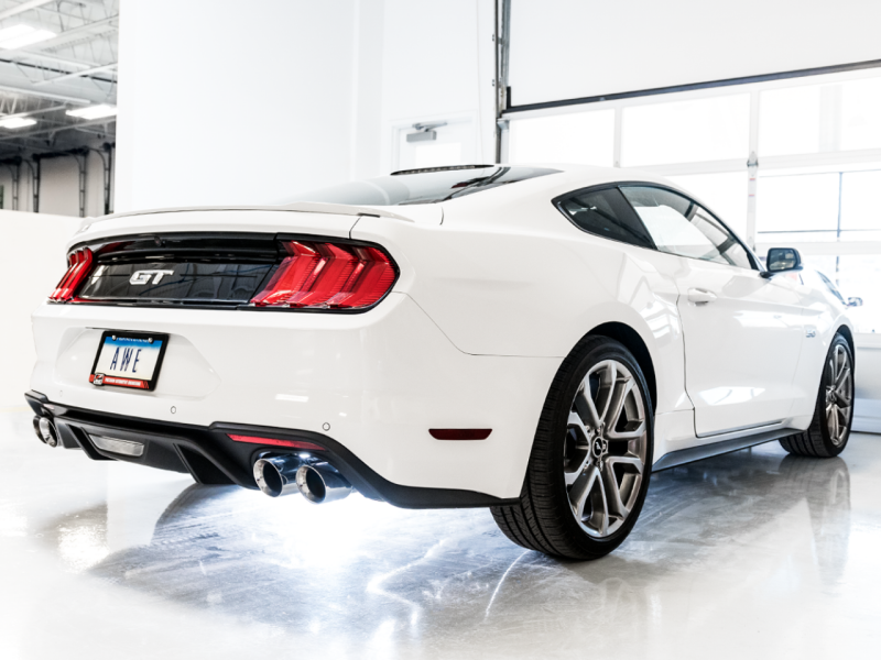 AWE Tuning 18-23 S550 Mustang GT SwitchPath Exhaust - Chrome Silver Tips