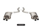 Corsa 2015-2020 Ford Mustang GT350/R 5.2L V8 Dual Rear Axle-Back- Stainless Dual Rear Exit