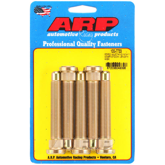 ARP 2015 Ford Mustang M14 1in Over Stock Length Wheel Stud Kit