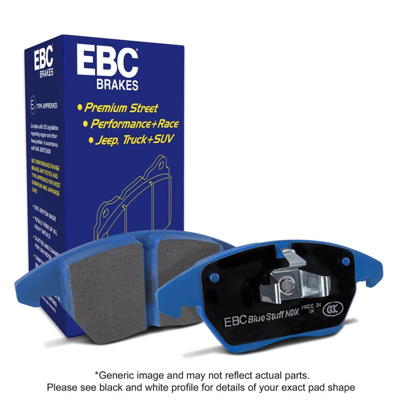 EBC 2020+ Ford Mustang (6th Gen) GT500 5.2L Supercharged Bluestuff Front Brake Pads