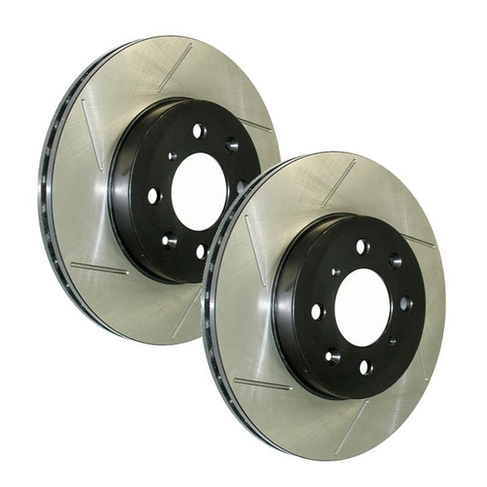 StopTech 2015 Ford Mustang GT w/ Brembo Brakes Right Rear Slotted Brake Rotor